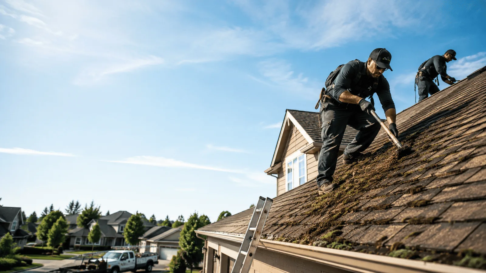 Roof Moss Removal in Harwood, TX near me